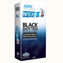 BLACK DOTTED Natural Latex Condom